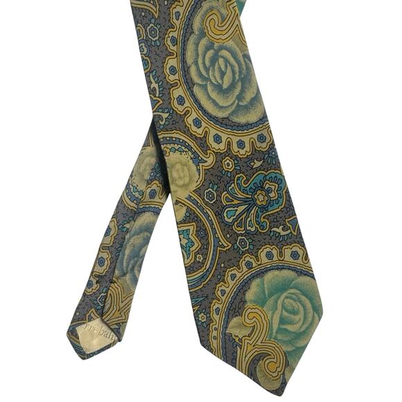 Pierre Balmain Other - Vintage Pierre Balmain Handmade Silk Tie Paisley Floral Abstract Paris Italy EUC